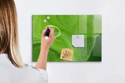 Magnetická popisovací tabule v designu moderní vlny