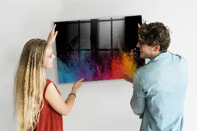 Magnetická tabule na kreslení exploze barev
