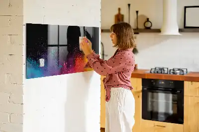 Magnetická tabule na kreslení exploze barev