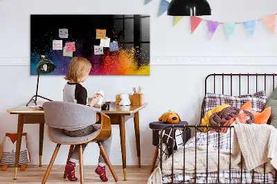 Magnetická tabule na kreslení exploze barev