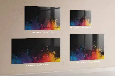 Magnetická tabule na kreslení exploze barev