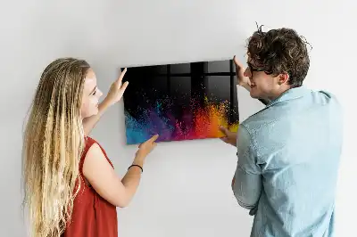 Magnetická tabule na kreslení exploze barev