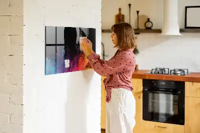 Magnetická tabule na kreslení exploze barev