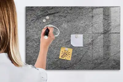 Magnetická tabule na kreslení v designu vulkanické horniny