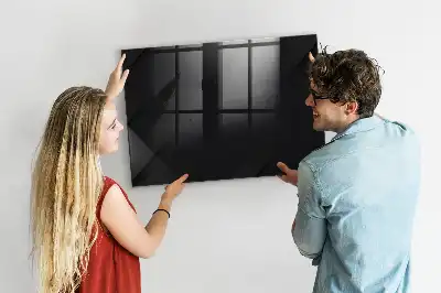 Magnetická popisovací tabule vzor tmavé zdi