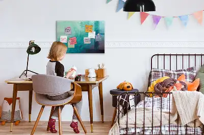 Magnetická tabule na kreslení motiv abstrakce hloubky