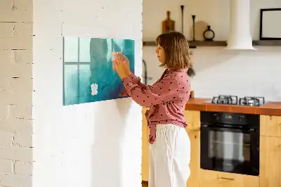 Magnetická tabule na kreslení motiv abstrakce hloubky
