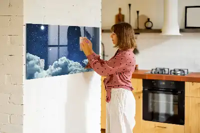 Magnetická tabule na kreslení noční obloha