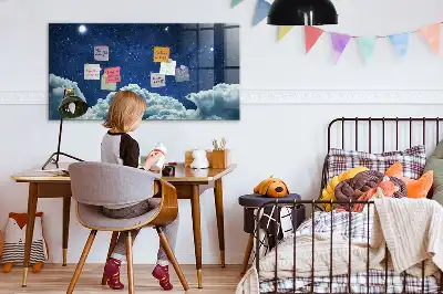 Magnetická tabule na kreslení noční obloha