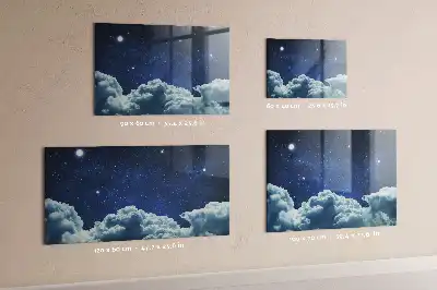 Magnetická tabule na kreslení noční obloha