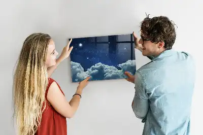 Magnetická tabule na kreslení noční obloha
