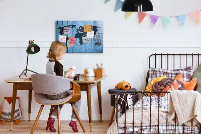 Magnetická popisovací tabule mapa světa