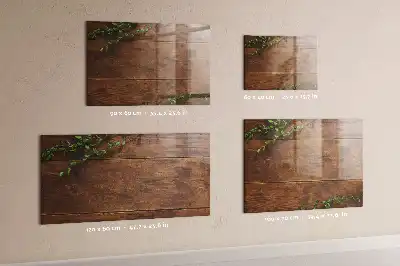 Magnetická tabule na kreslení v designu rustikálního dřeva