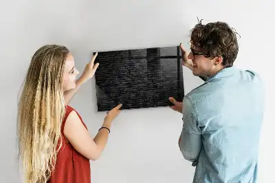 Magnetická popisovací tabule tmavá cihlová zeď