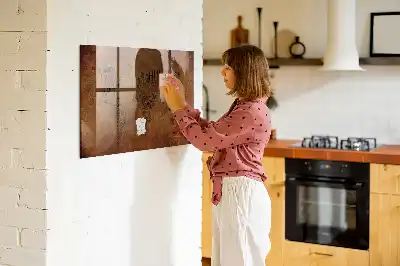 Magnetická tabule na kreslení s motivem mapy světa s názvy zemí