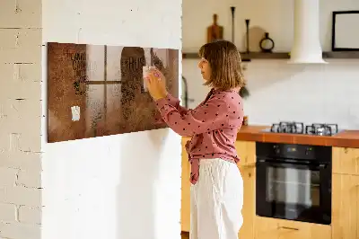 Magnetická tabule na kreslení s motivem mapy světa s názvy zemí