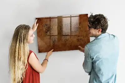 Magnetická tabule na kreslení s motivem mapy světa s názvy zemí