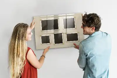 Magnetická kreslicí tabule v retro rámečku