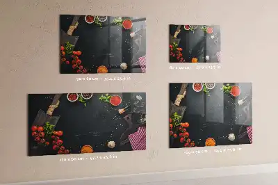 Magnetická tabule na kreslení kuchyňské doplňky