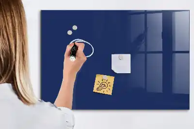 Magnetická popisovací tabule v modré barvě