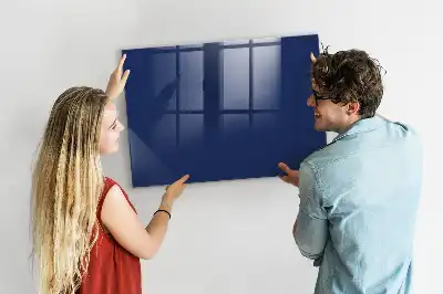 Magnetická popisovací tabule v modré barvě