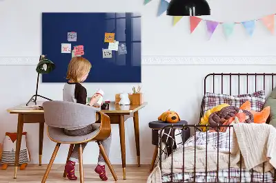 Magnetická popisovací tabule v modré barvě