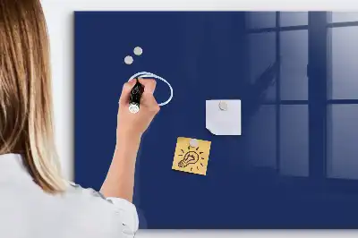 Magnetická popisovací tabule v modré barvě