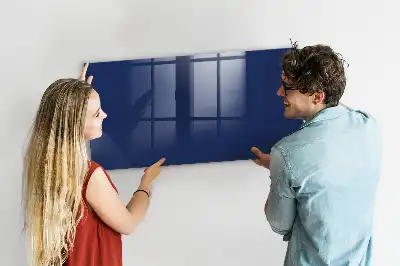 Magnetická popisovací tabule v modré barvě