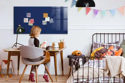 Magnetická popisovací tabule v modré barvě