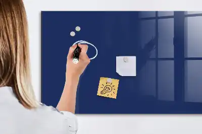 Magnetická popisovací tabule v modré barvě