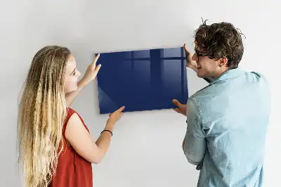 Magnetická popisovací tabule v modré barvě