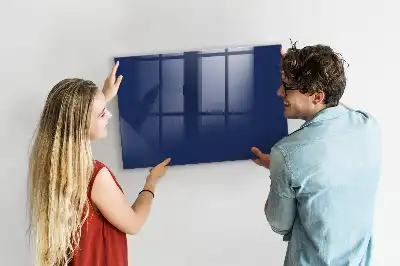 Magnetická popisovací tabule v modré barvě
