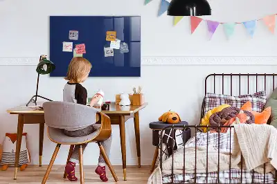 Magnetická popisovací tabule v modré barvě
