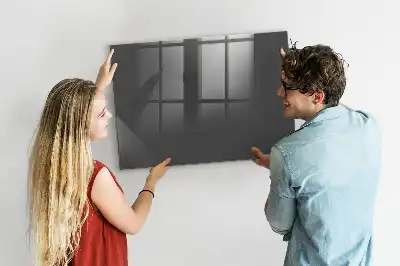 Magnetická popisovací tabule šedá