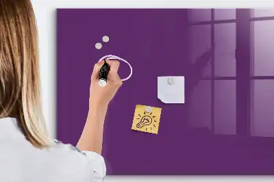 Magnetická tabule na kreslení fialová