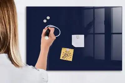 Magnetická popisovací tabule v tmavě modré barvě