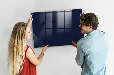 Magnetická popisovací tabule v tmavě modré barvě