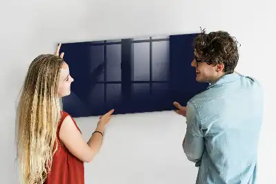 Magnetická popisovací tabule v tmavě modré barvě