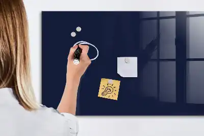 Magnetická popisovací tabule v tmavě modré barvě