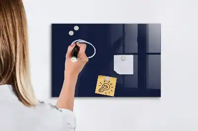 Magnetická popisovací tabule v tmavě modré barvě