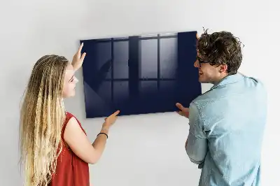 Magnetická popisovací tabule v tmavě modré barvě