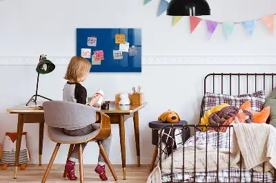 Magnetická tabule na kreslení v tmavě modré barvě