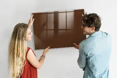 Magnetická popisovací tabule v hnědé barvě