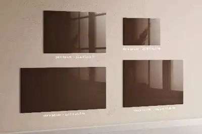 Magnetická popisovací tabule v hnědé barvě
