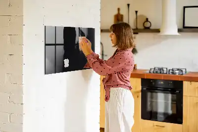 Magnetická tabule na kreslení černé provedení