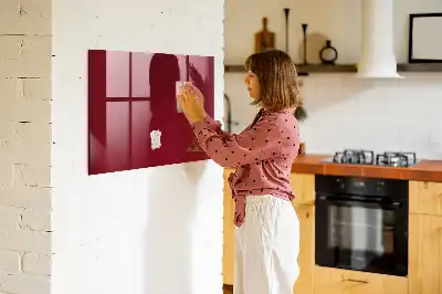 Magnetická popisovací tabule vínová barva