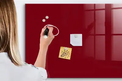 Magnetická popisovací tabule vínová barva