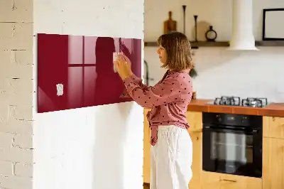 Magnetická popisovací tabule vínová barva