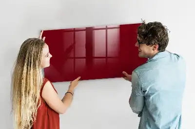 Magnetická popisovací tabule vínová barva