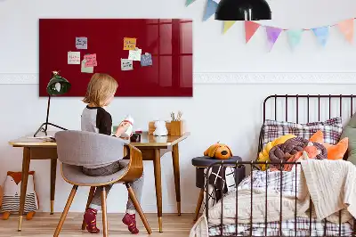 Magnetická popisovací tabule vínová barva